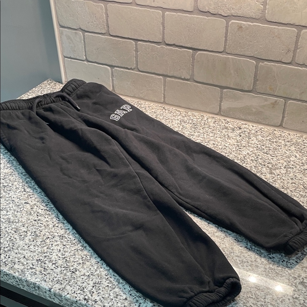 GAP Charcoal/black Joggers with Logo
